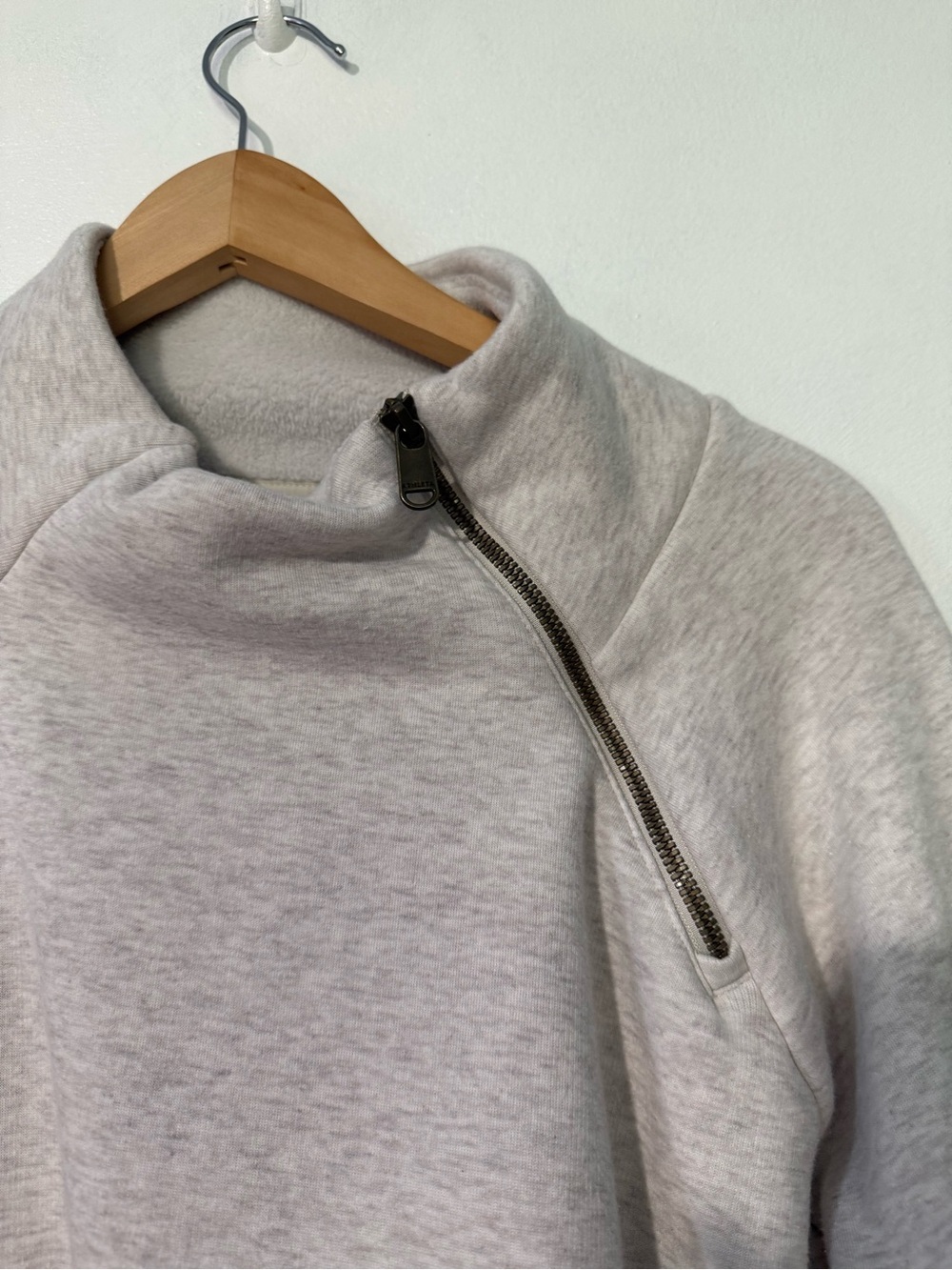 Athleta Cozy Karma Asymmetrical Pullover Fleece Large - Picture 7 of 12